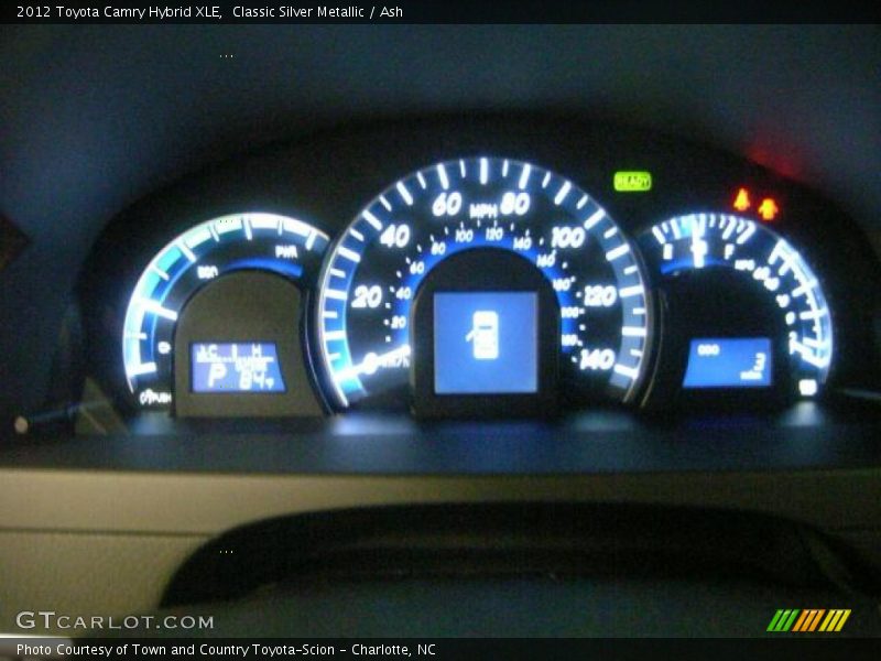 Classic Silver Metallic / Ash 2012 Toyota Camry Hybrid XLE