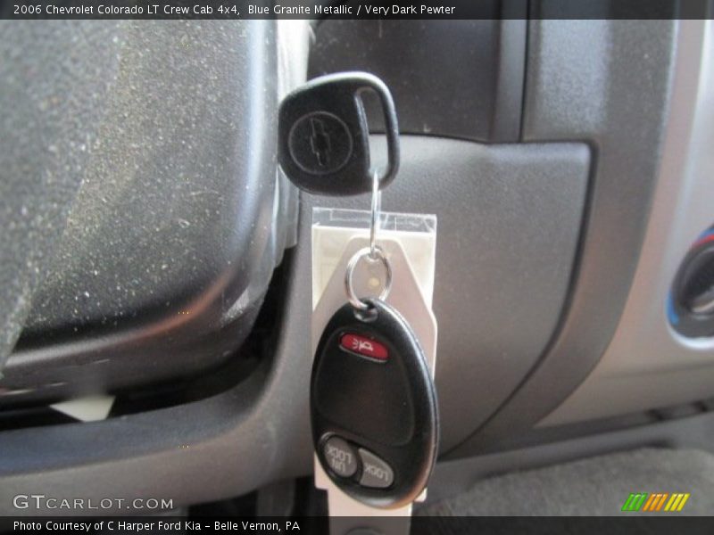 Blue Granite Metallic / Very Dark Pewter 2006 Chevrolet Colorado LT Crew Cab 4x4