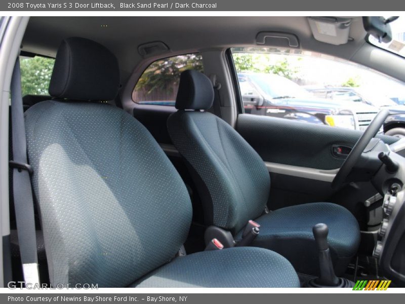 Black Sand Pearl / Dark Charcoal 2008 Toyota Yaris S 3 Door Liftback