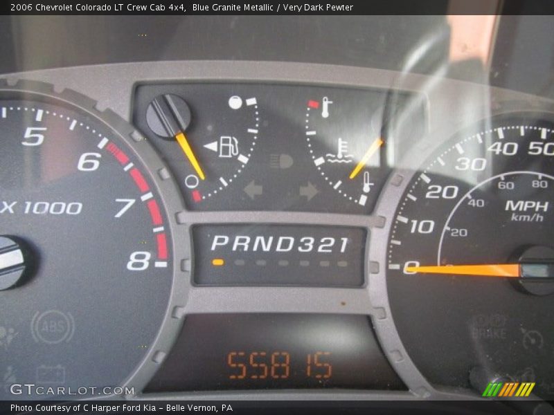 Blue Granite Metallic / Very Dark Pewter 2006 Chevrolet Colorado LT Crew Cab 4x4