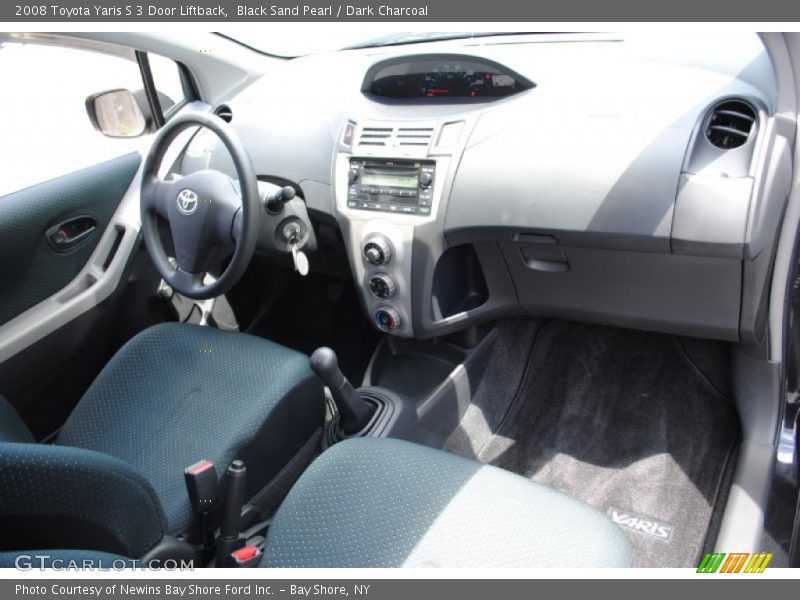 Black Sand Pearl / Dark Charcoal 2008 Toyota Yaris S 3 Door Liftback