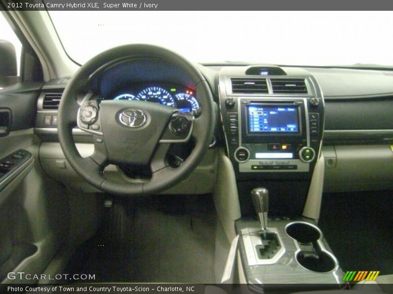 Super White / Ivory 2012 Toyota Camry Hybrid XLE