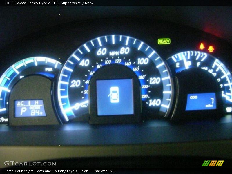 Super White / Ivory 2012 Toyota Camry Hybrid XLE