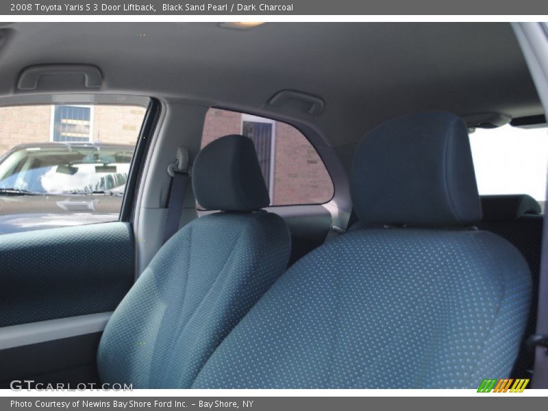 Black Sand Pearl / Dark Charcoal 2008 Toyota Yaris S 3 Door Liftback