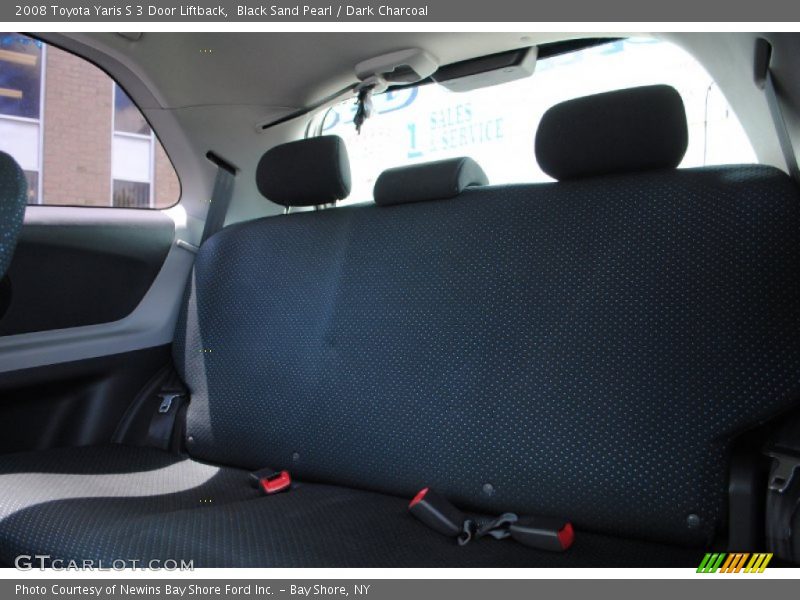 Black Sand Pearl / Dark Charcoal 2008 Toyota Yaris S 3 Door Liftback