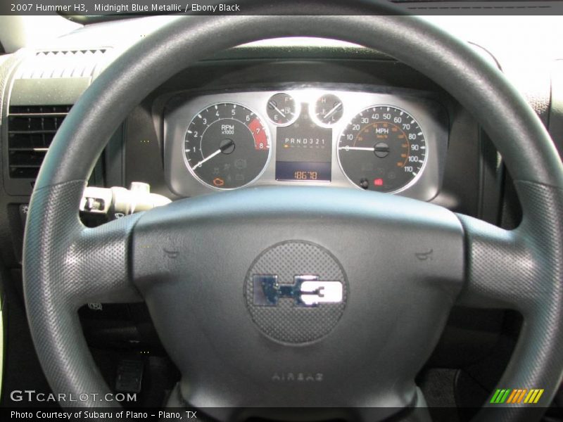 Midnight Blue Metallic / Ebony Black 2007 Hummer H3