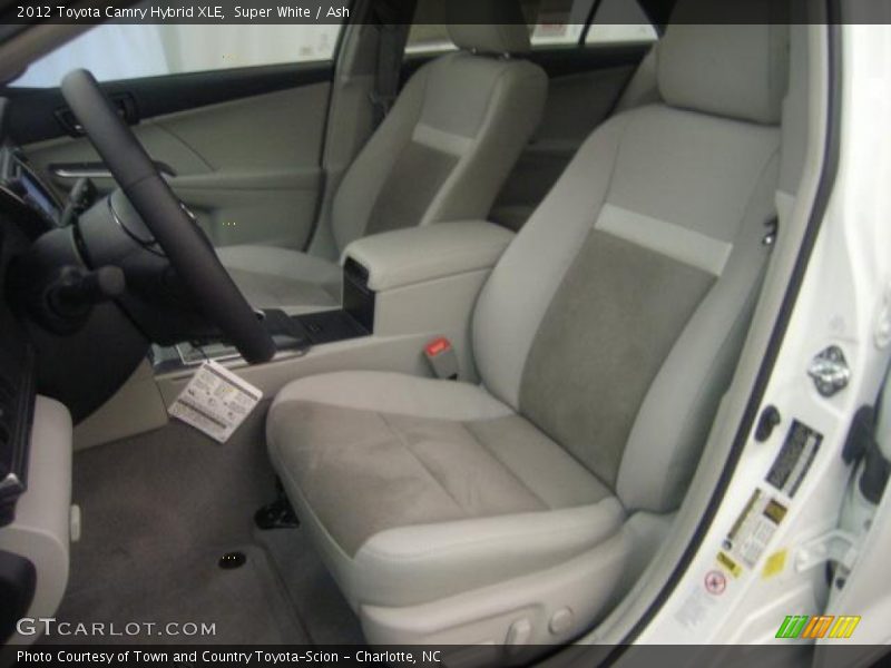 Super White / Ash 2012 Toyota Camry Hybrid XLE