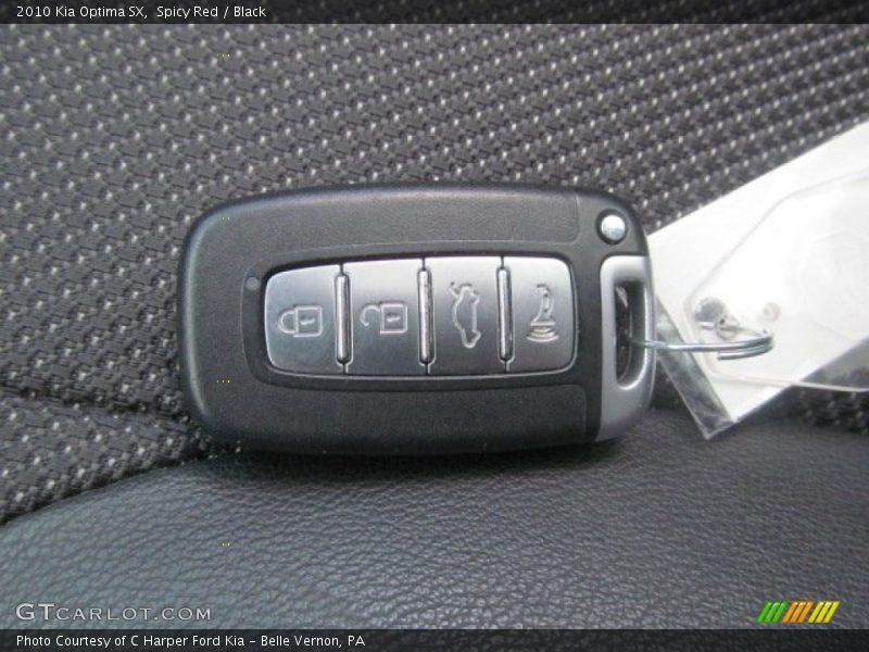 Keys of 2010 Optima SX