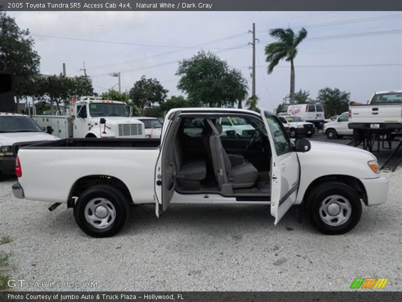 Natural White / Dark Gray 2005 Toyota Tundra SR5 Access Cab 4x4