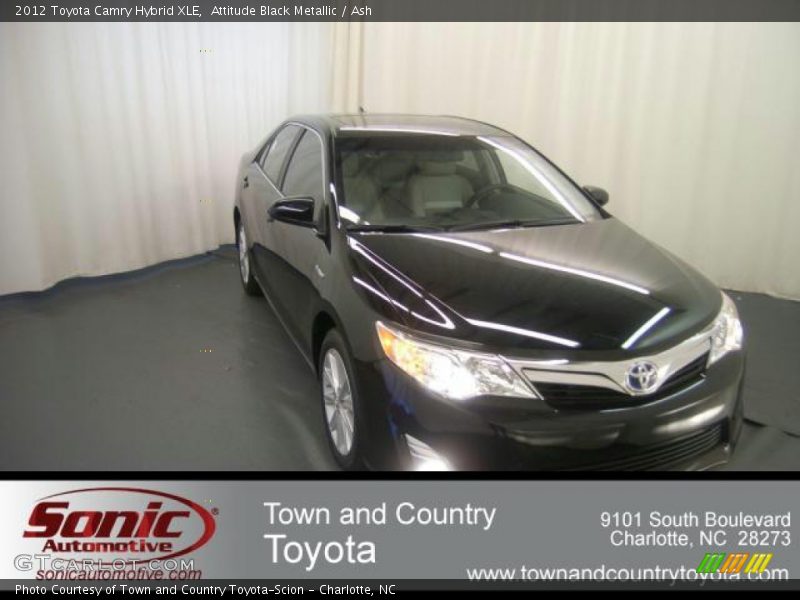 Attitude Black Metallic / Ash 2012 Toyota Camry Hybrid XLE
