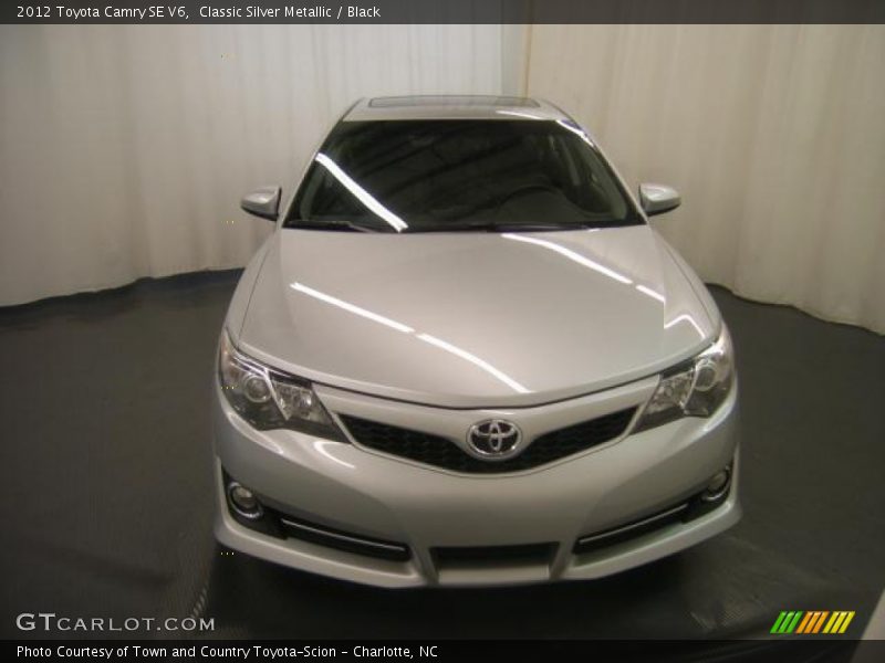 Classic Silver Metallic / Black 2012 Toyota Camry SE V6