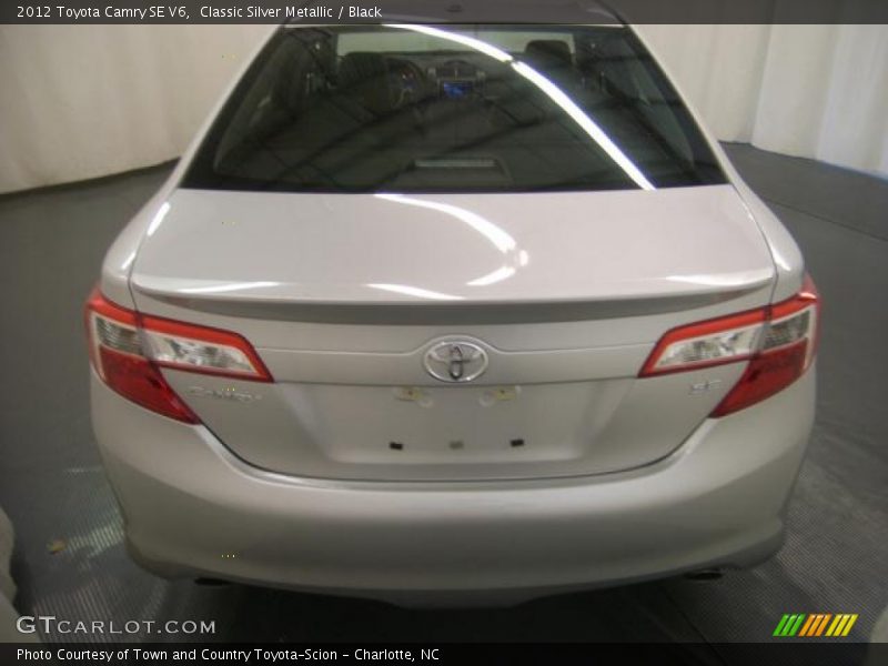 Classic Silver Metallic / Black 2012 Toyota Camry SE V6