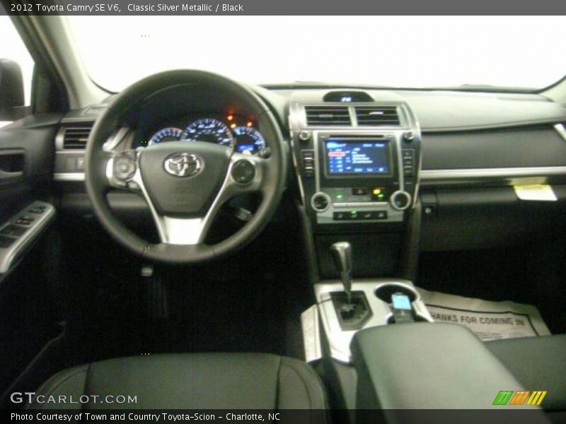Classic Silver Metallic / Black 2012 Toyota Camry SE V6