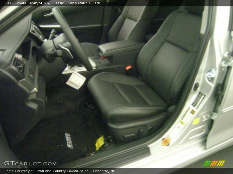 Classic Silver Metallic / Black 2012 Toyota Camry SE V6
