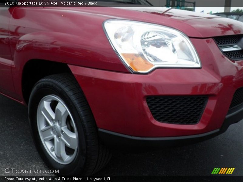 Volcanic Red / Black 2010 Kia Sportage LX V6 4x4