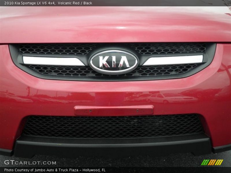 Volcanic Red / Black 2010 Kia Sportage LX V6 4x4