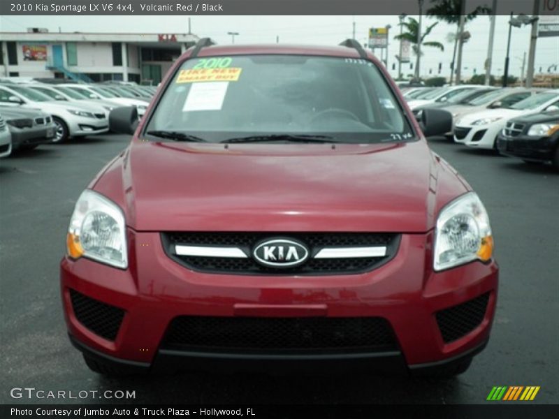 Volcanic Red / Black 2010 Kia Sportage LX V6 4x4