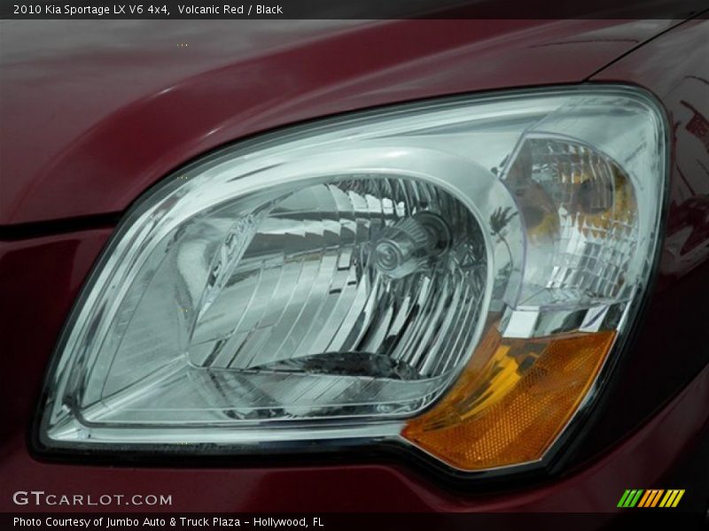 Volcanic Red / Black 2010 Kia Sportage LX V6 4x4