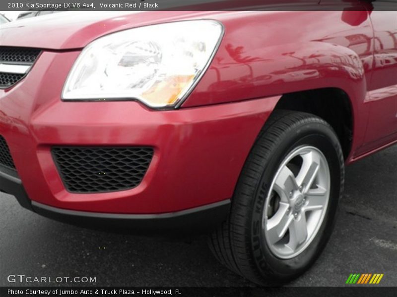 Volcanic Red / Black 2010 Kia Sportage LX V6 4x4