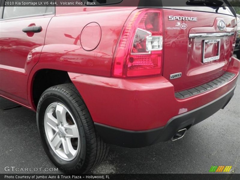Volcanic Red / Black 2010 Kia Sportage LX V6 4x4