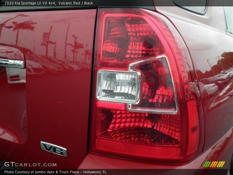Volcanic Red / Black 2010 Kia Sportage LX V6 4x4