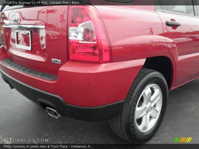 Volcanic Red / Black 2010 Kia Sportage LX V6 4x4