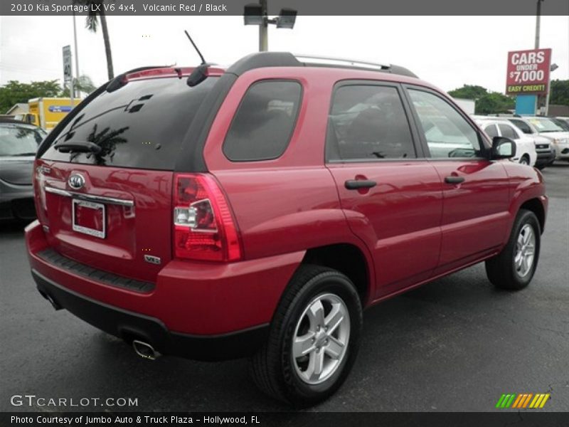 Volcanic Red / Black 2010 Kia Sportage LX V6 4x4