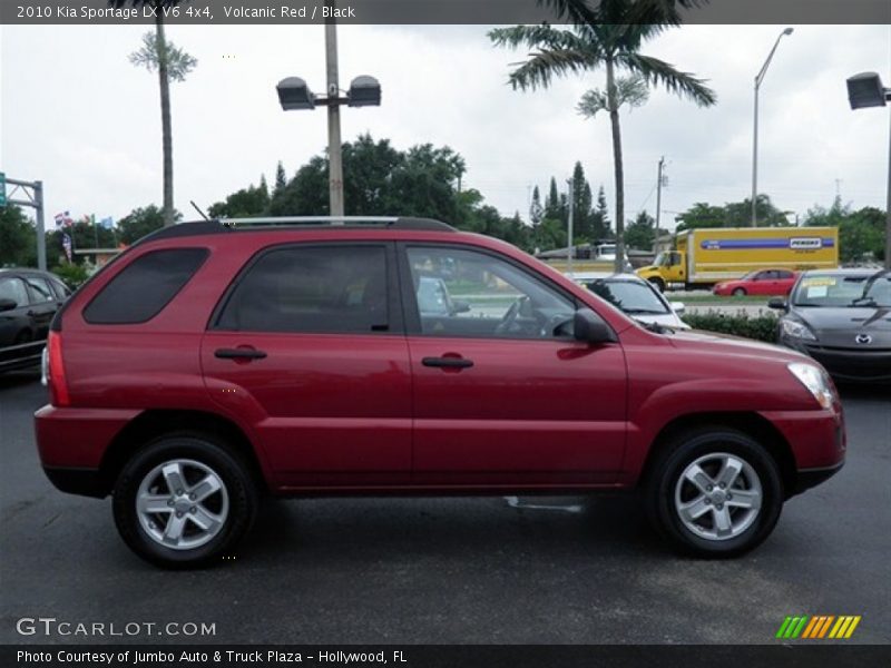 Volcanic Red / Black 2010 Kia Sportage LX V6 4x4