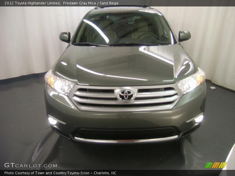 Predawn Gray Mica / Sand Beige 2012 Toyota Highlander Limited