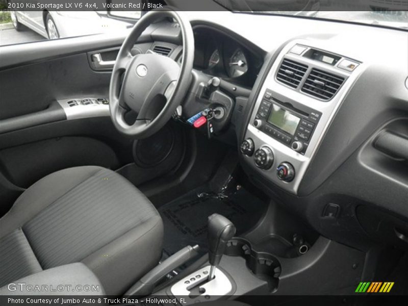 Volcanic Red / Black 2010 Kia Sportage LX V6 4x4