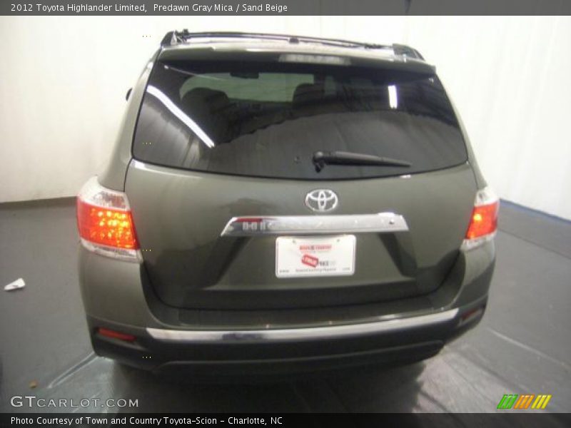 Predawn Gray Mica / Sand Beige 2012 Toyota Highlander Limited
