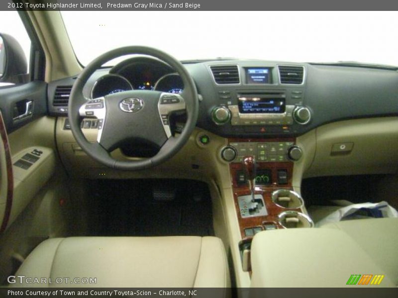 Predawn Gray Mica / Sand Beige 2012 Toyota Highlander Limited