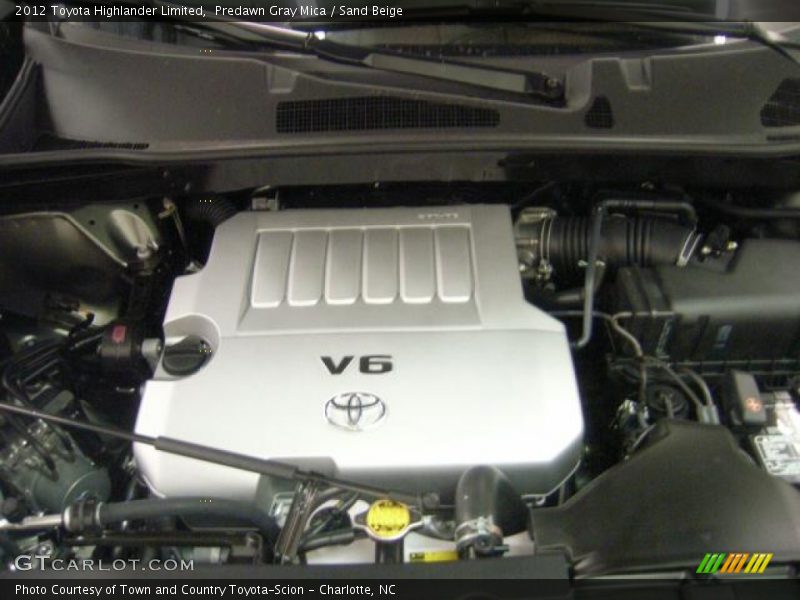 Predawn Gray Mica / Sand Beige 2012 Toyota Highlander Limited