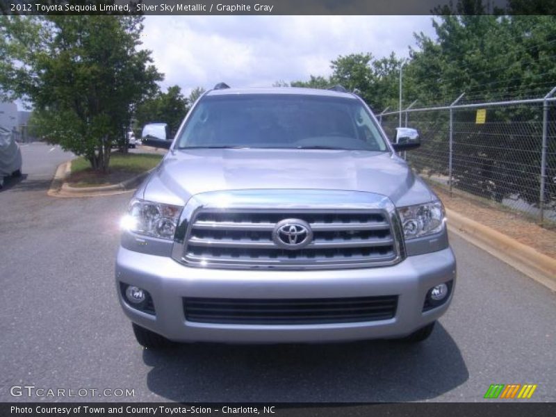 Silver Sky Metallic / Graphite Gray 2012 Toyota Sequoia Limited