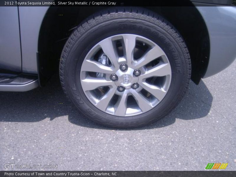 Silver Sky Metallic / Graphite Gray 2012 Toyota Sequoia Limited