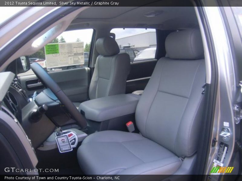 Silver Sky Metallic / Graphite Gray 2012 Toyota Sequoia Limited