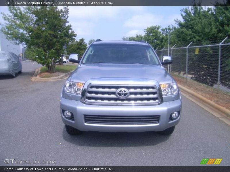 Silver Sky Metallic / Graphite Gray 2012 Toyota Sequoia Limited