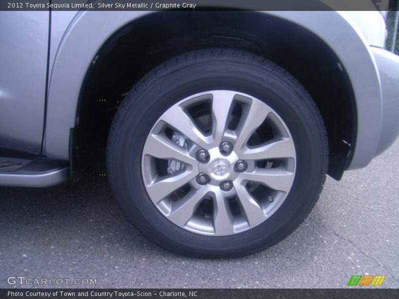 Silver Sky Metallic / Graphite Gray 2012 Toyota Sequoia Limited
