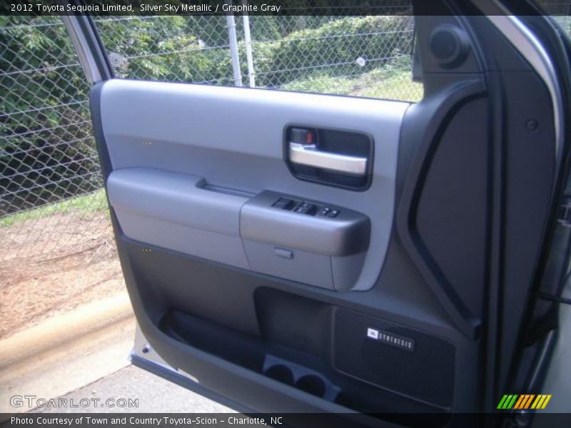 Silver Sky Metallic / Graphite Gray 2012 Toyota Sequoia Limited