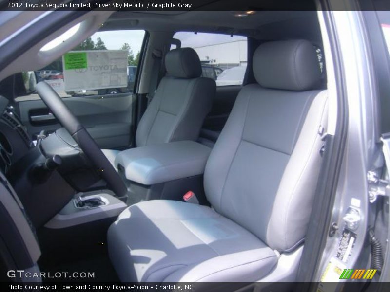 Silver Sky Metallic / Graphite Gray 2012 Toyota Sequoia Limited