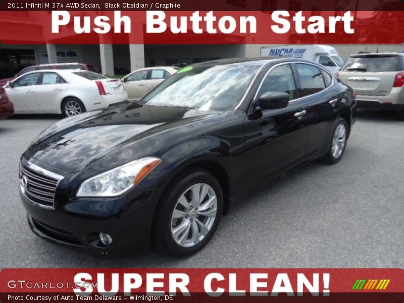 Black Obsidian / Graphite 2011 Infiniti M 37x AWD Sedan