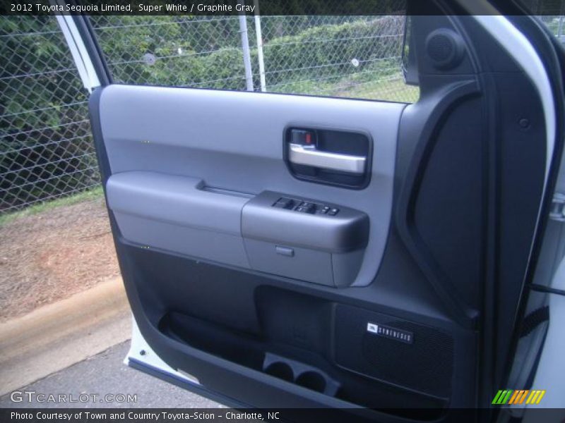 Super White / Graphite Gray 2012 Toyota Sequoia Limited