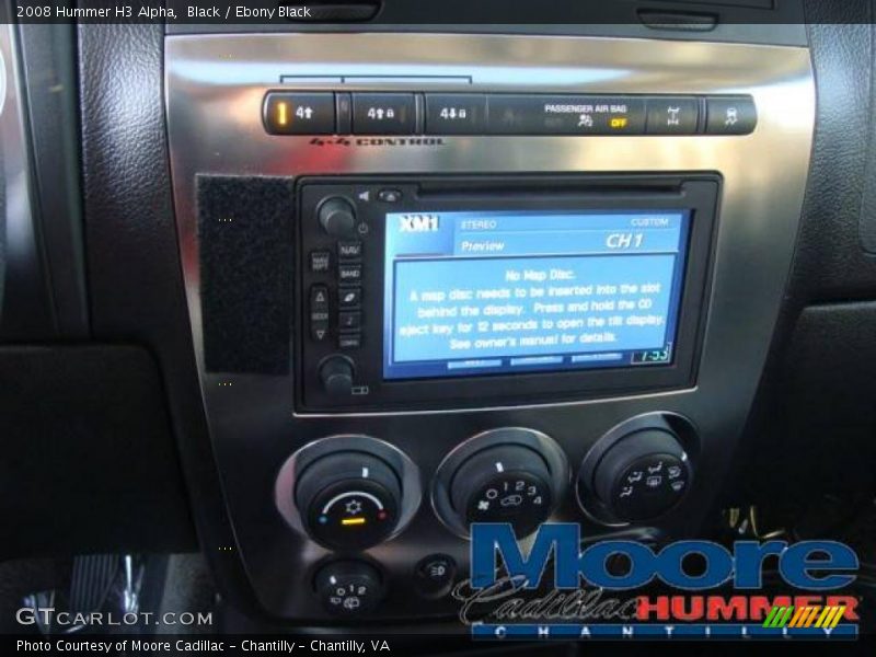 Black / Ebony Black 2008 Hummer H3 Alpha
