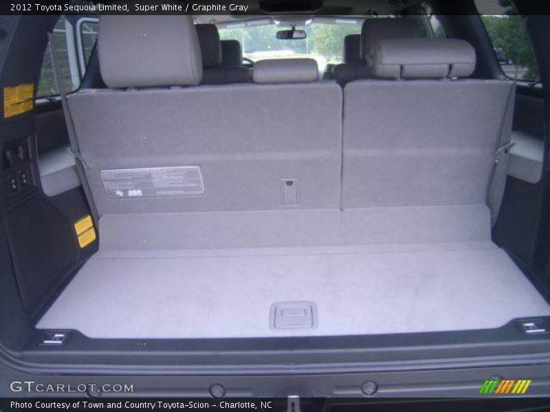 Super White / Graphite Gray 2012 Toyota Sequoia Limited