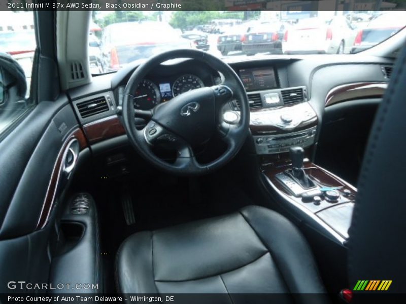 Black Obsidian / Graphite 2011 Infiniti M 37x AWD Sedan