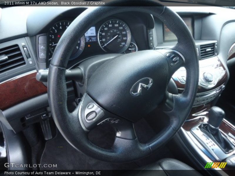 Black Obsidian / Graphite 2011 Infiniti M 37x AWD Sedan