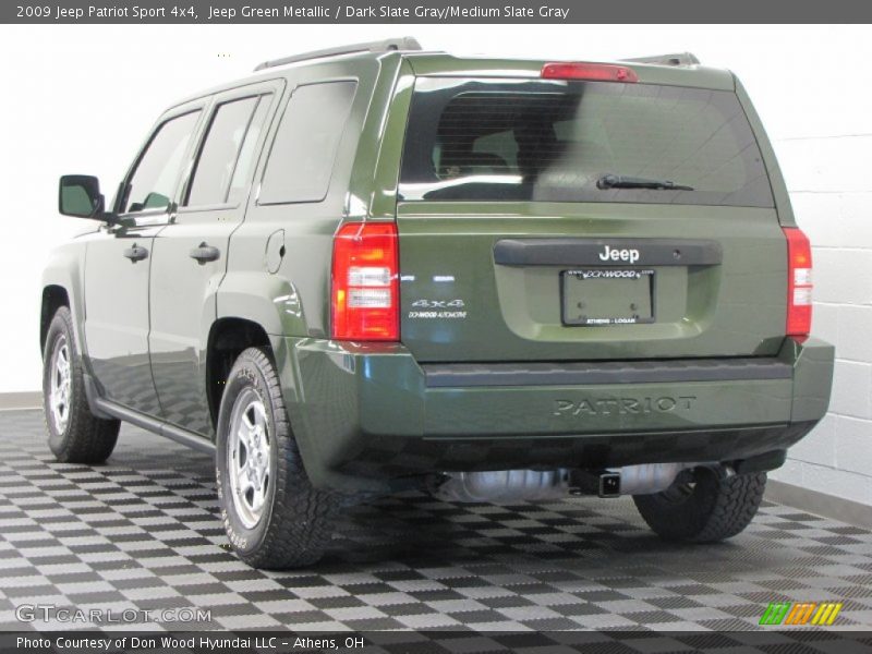 Jeep Green Metallic / Dark Slate Gray/Medium Slate Gray 2009 Jeep Patriot Sport 4x4