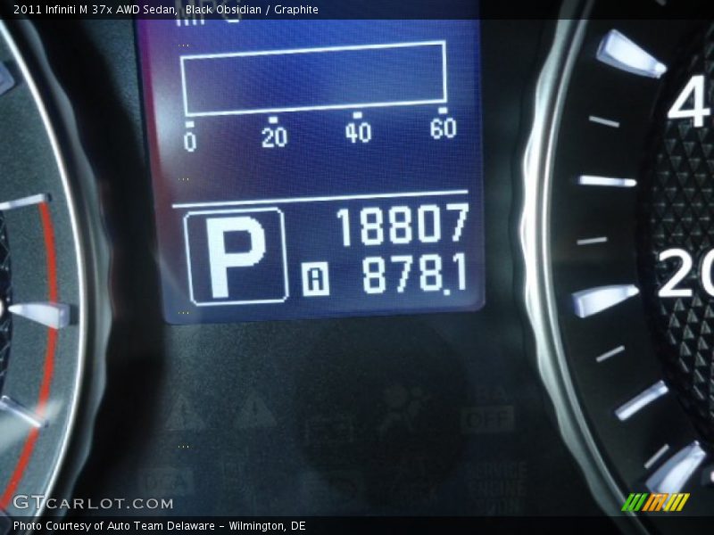 Black Obsidian / Graphite 2011 Infiniti M 37x AWD Sedan