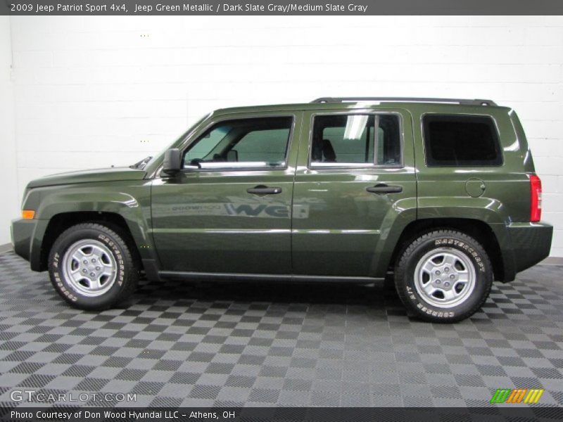 Jeep Green Metallic / Dark Slate Gray/Medium Slate Gray 2009 Jeep Patriot Sport 4x4