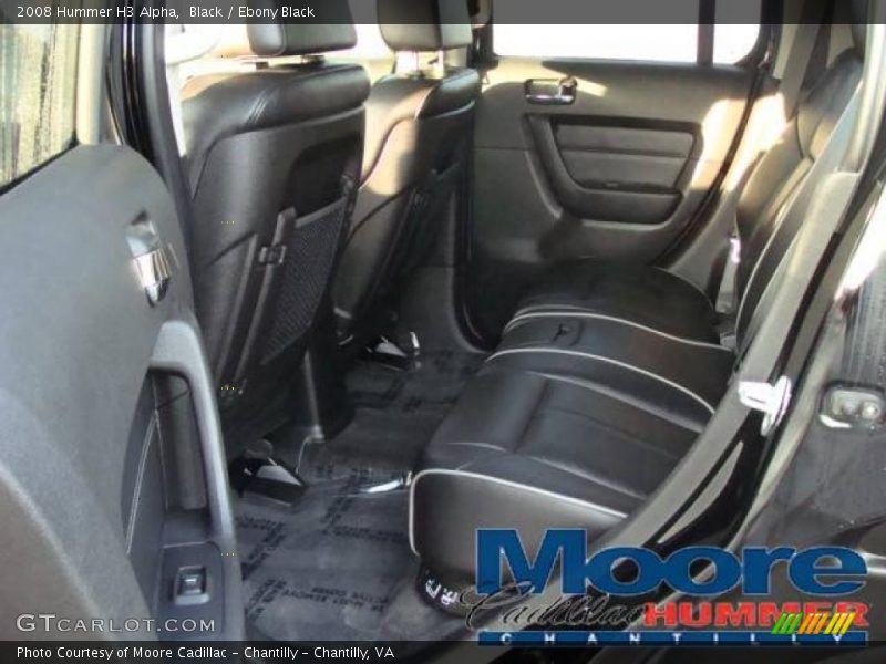 Black / Ebony Black 2008 Hummer H3 Alpha